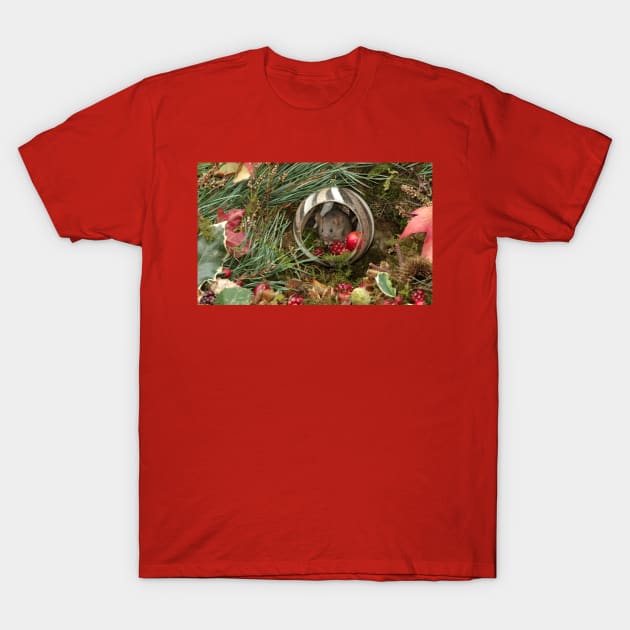 Christmouse - festive wild mouse T-Shirt by Simon-dell